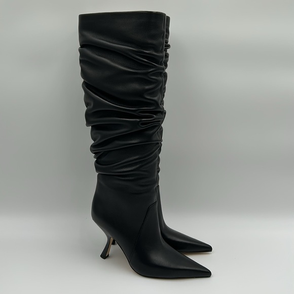 MICHAEL Michael Kors Luna Women’s Boot Leather Black – Size 6.5M New With Box - Picture 3 of 12